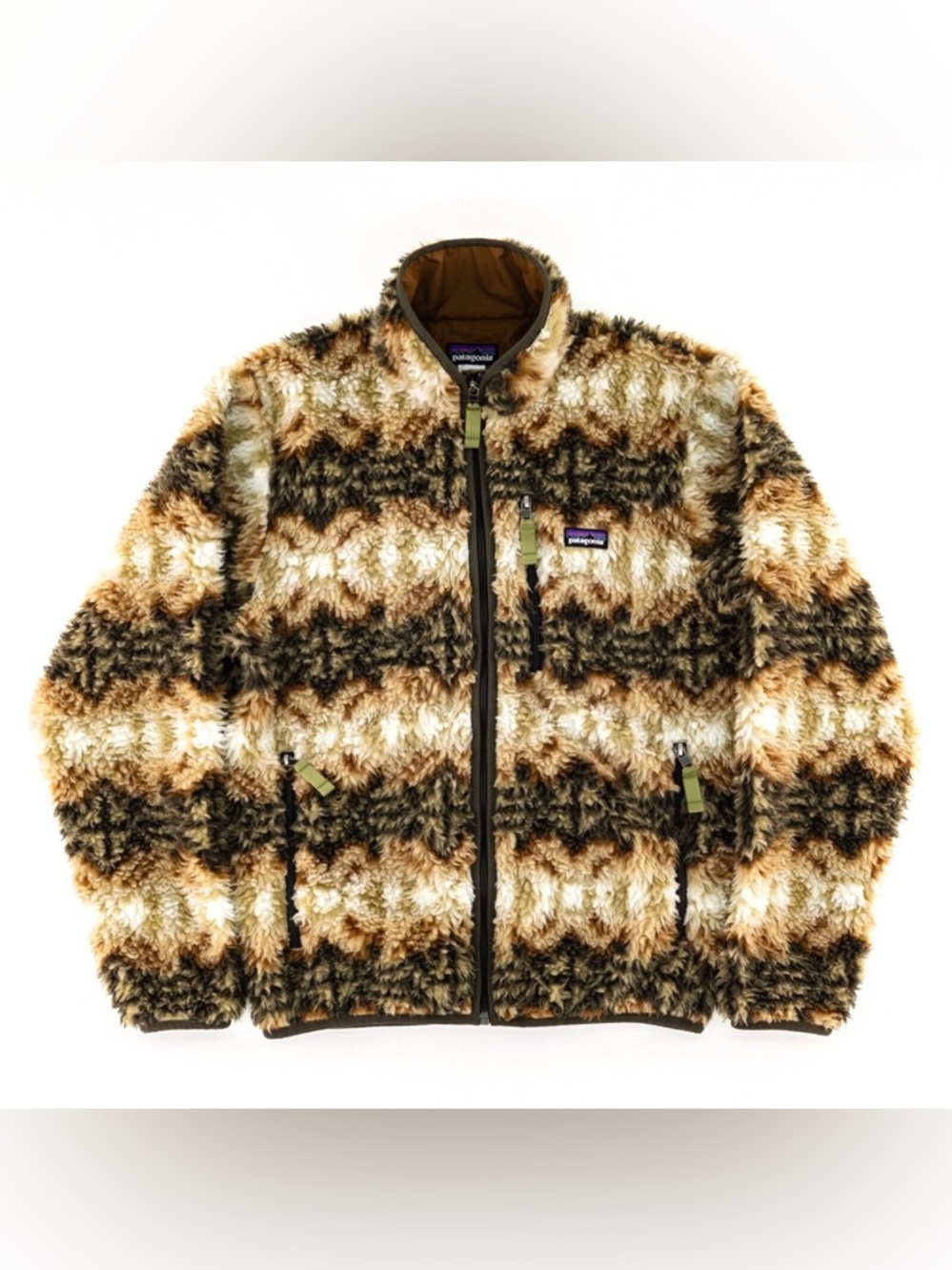 Patagonia Men’s Classic Retro-X Fleece Sherpa Zip Front Sweater Size XL